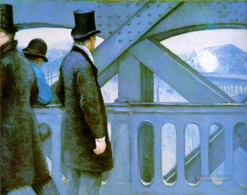  ropa Lienzo - Puente de Europa Gustave Caillebotte